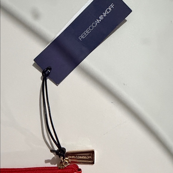 Rebecca Minkoff Cory Lunch Money Pouch Persimmon Red NWT - Picture 4 of 4